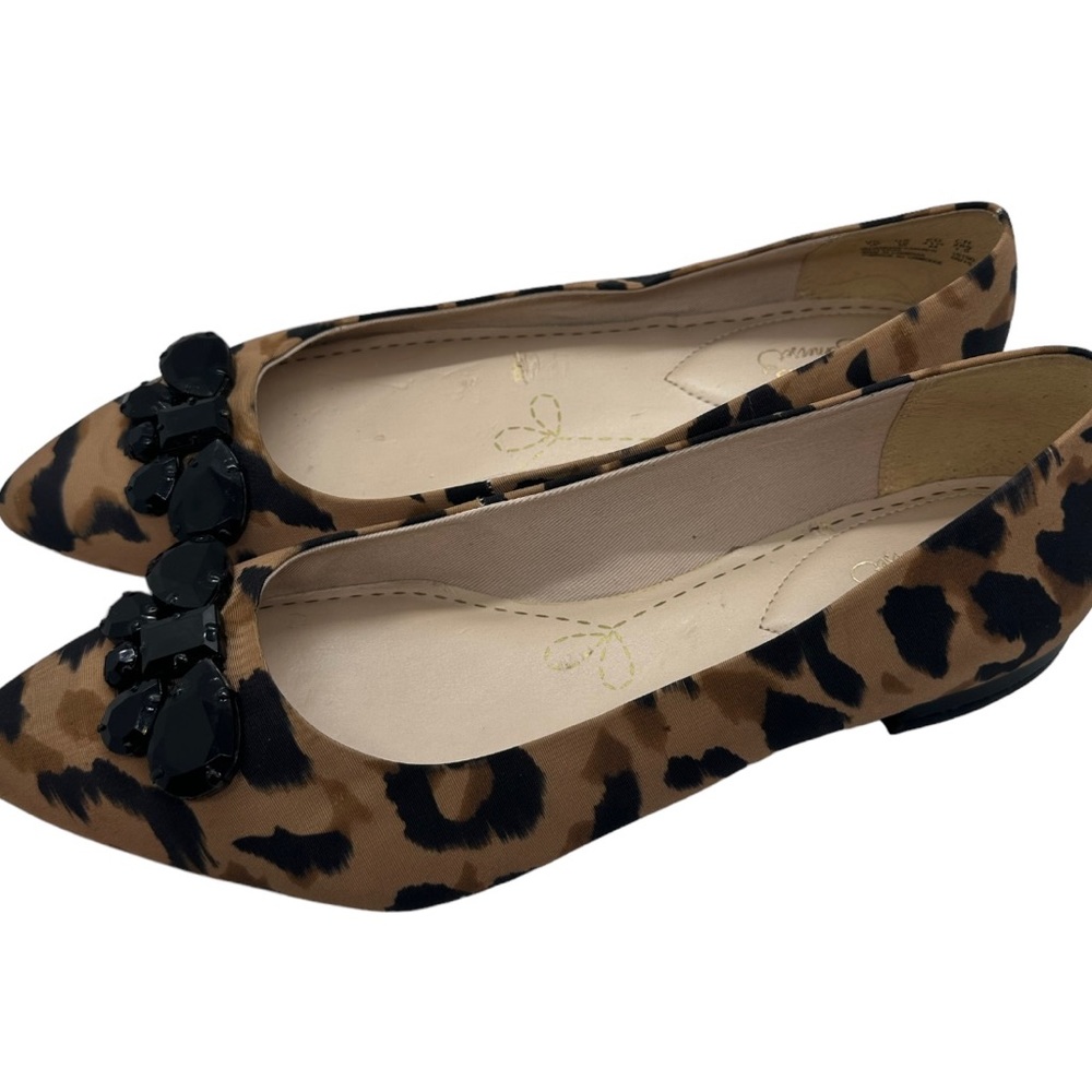 Clarks Leopard Flats